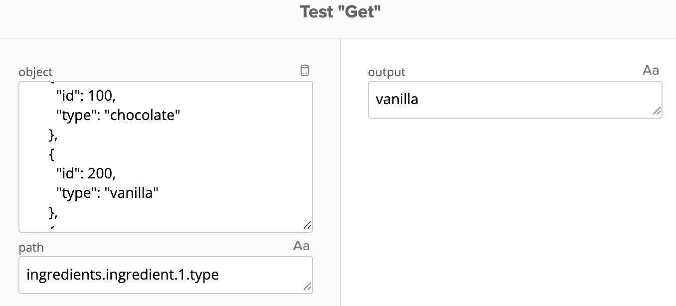 Accessing array using a dot-notation path
