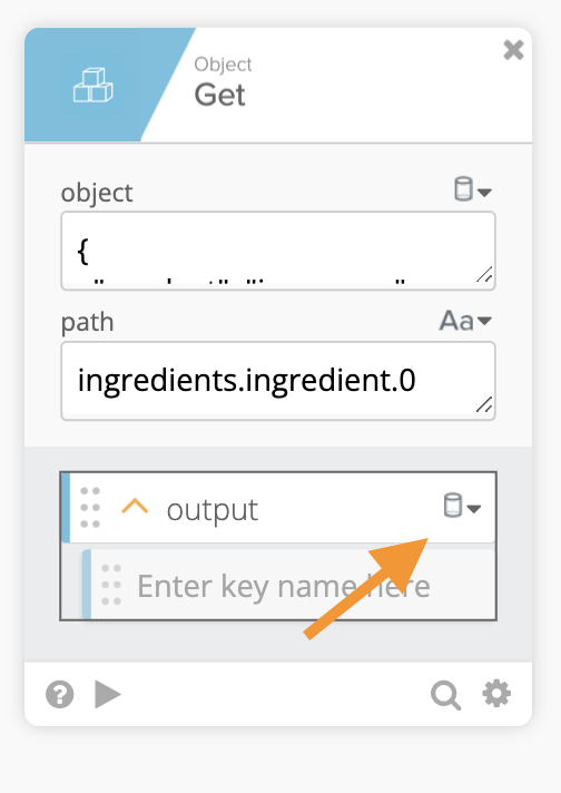 Testing the Get card with correct output type