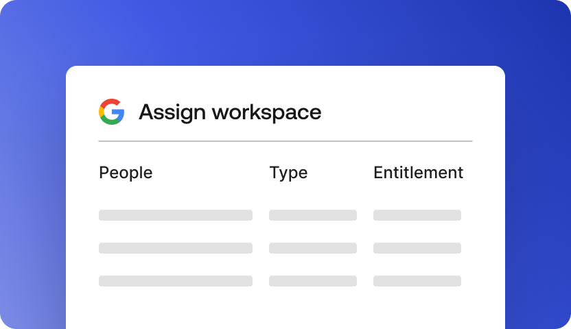 A graphic of assigning a user to a workspace.