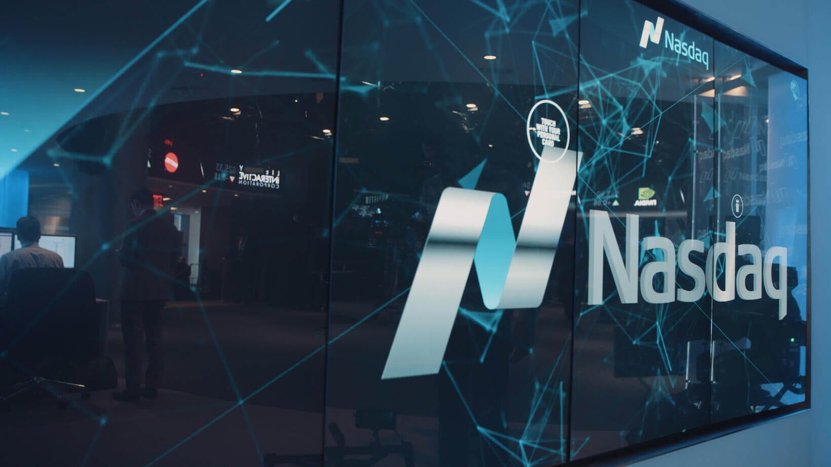 nasdaq physical logo banner