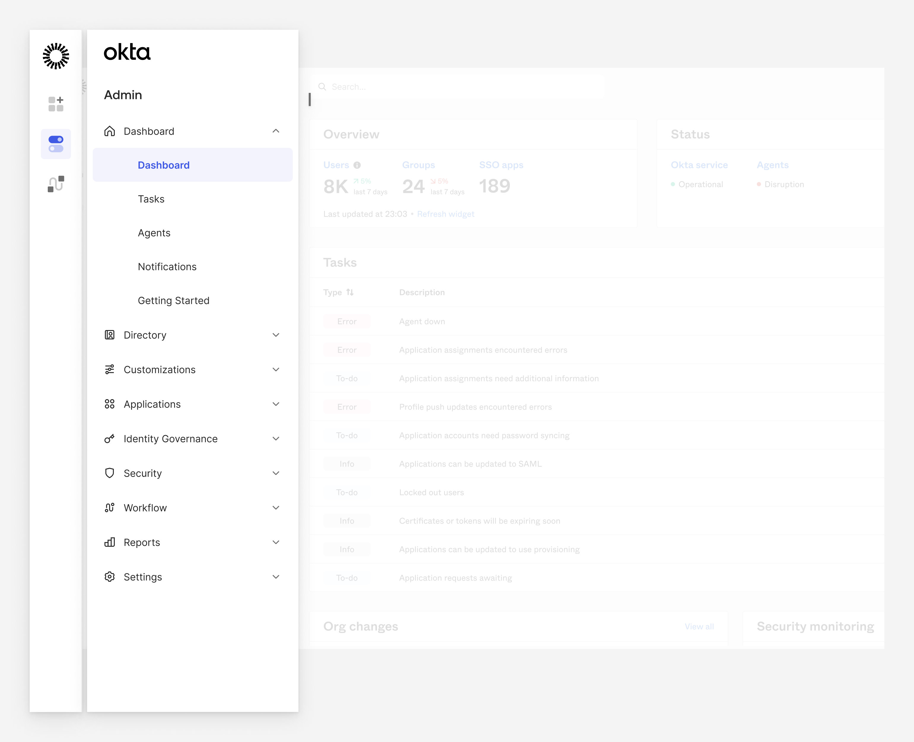 Okta App Switcher