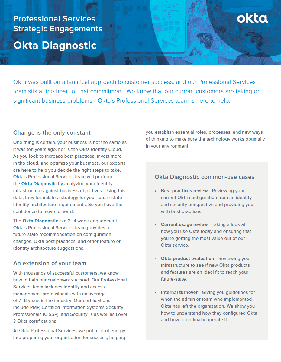 Professional Services Strategic Engagements: Okta Sns-Brigh10