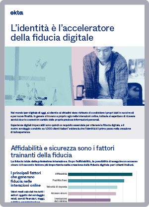 L'identità è l'acceleratore della fiducia digitale