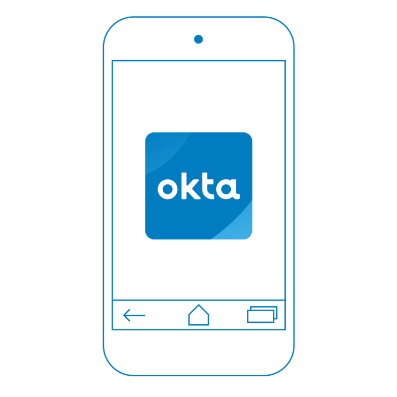 Окта. Okta значок.